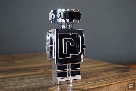 perfume in robot bottle